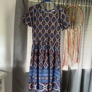 LuLaRoe Amelia Dress Size L